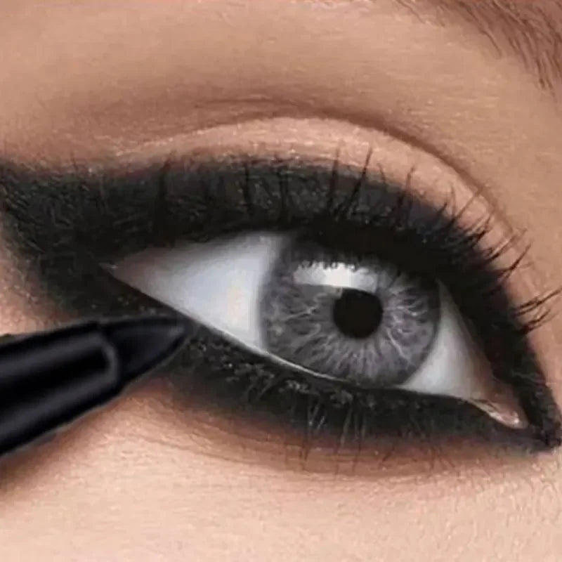 Black Eyeliner Pencil Matte Waterproof Long Lasting Gel Eyeliner Quick-drying No Blooming Eye Makeup Tools