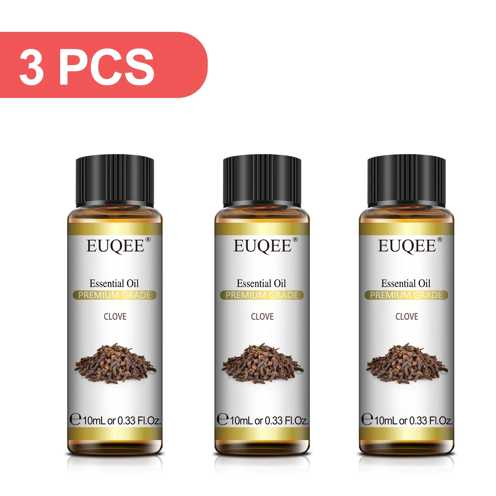 EUQEE 3PCS 10ml Pure Plant Essential Aromatherapy Oils Sandalwood Cedarwood Citronella Cinnamon Aroma for Humidifiers Diffusers