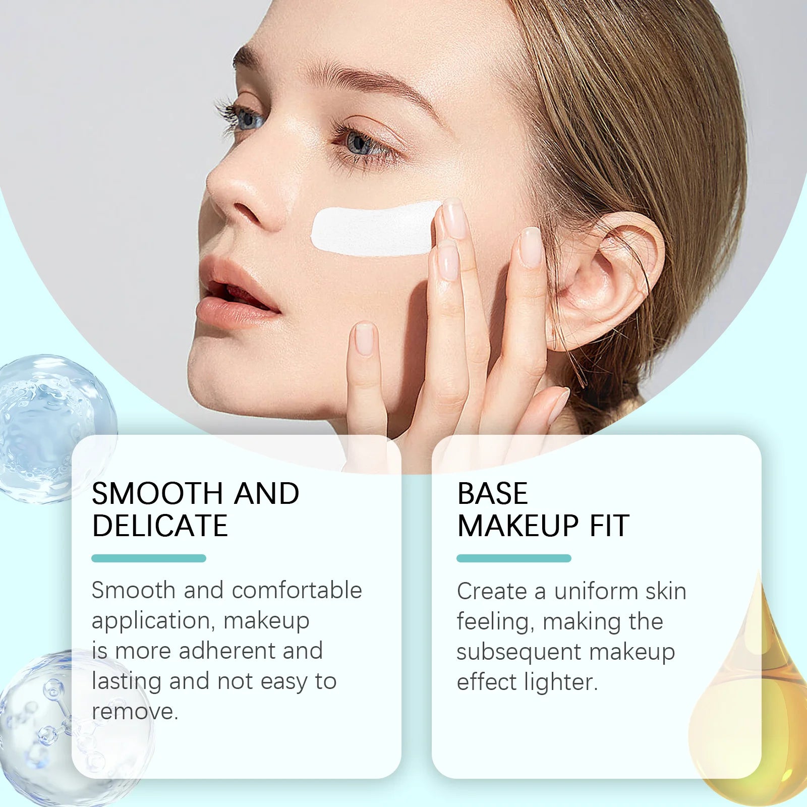 Pre-Makeup Pore Primer Invisible Pores Even Skin Tone Oil Control Smoothing Skin Moisturizing Face Primer for Flawless Makeup