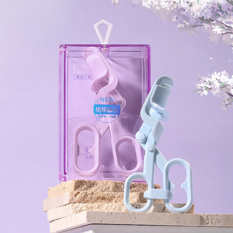 Wide Angle Long Lasting Eyelash Curler ABS Sunflower Design Effect for Beginners - Easy to Use Professional Grade Beauty Tool