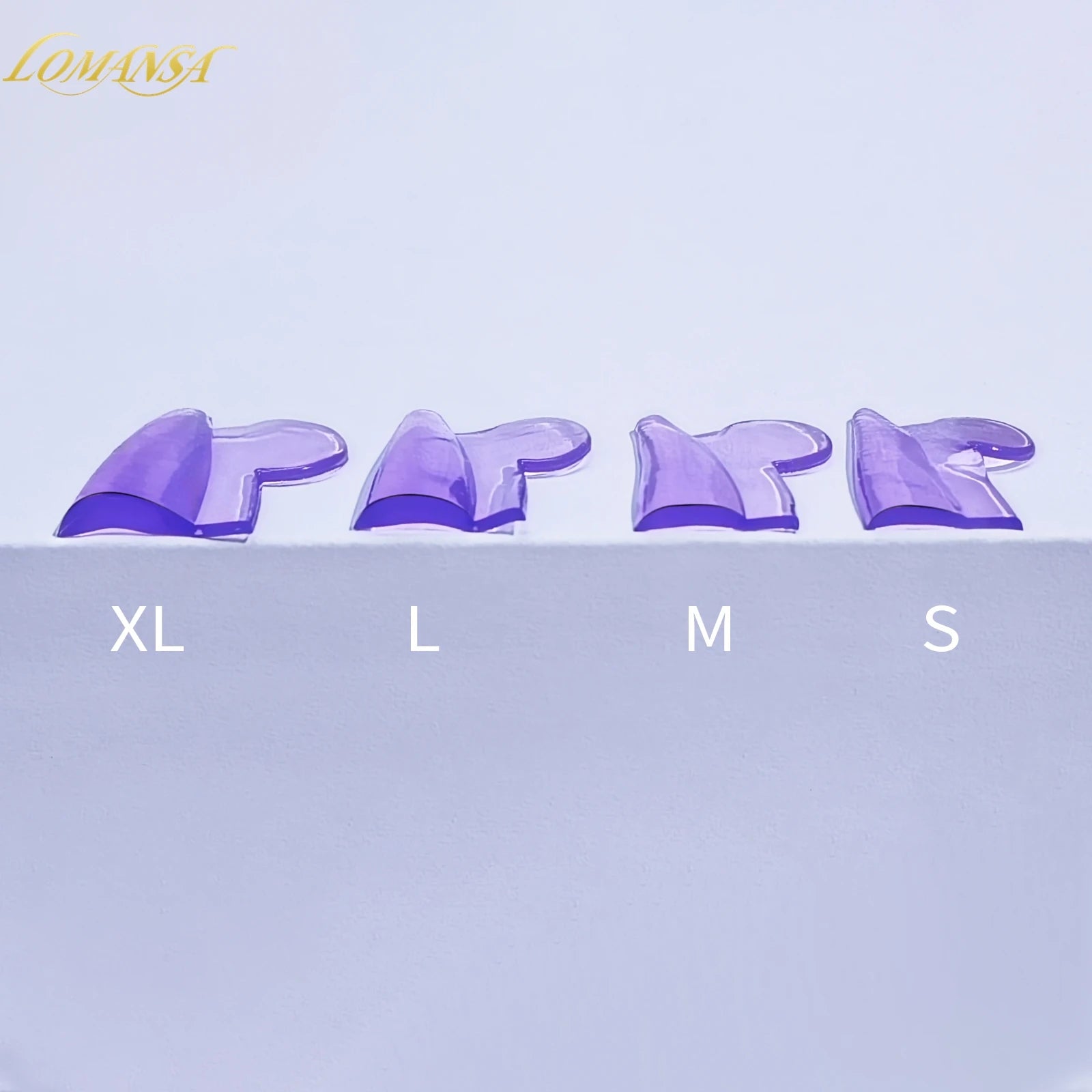Lomansa 5 Pairs L Curl Silicone Eyelash Perm Pads Sticky Lashes Rod Shield Lifting 3D Eyelash Curler Accessories Makeup Tools