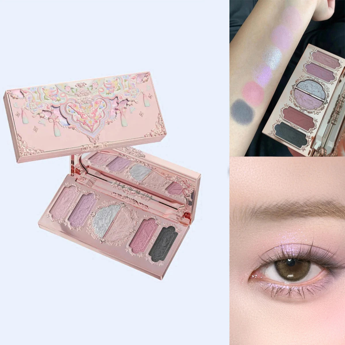 Flower Knows 2026 Bunny Garden Makeup Palette Cute Rabbit Themed Eyeshadow Blush Highlight All In One Cosmetic Collection