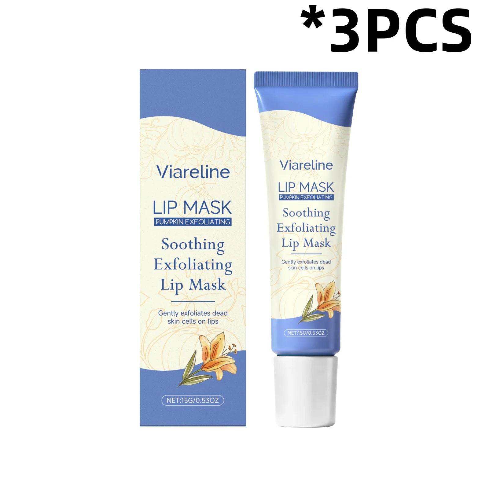 VIARELINE Lip Nourishing Mask Deep Hydration Exfoliate Brighten Skin Relieve Dryness Prevent Cracking Maintenance Lip Sooth Mask