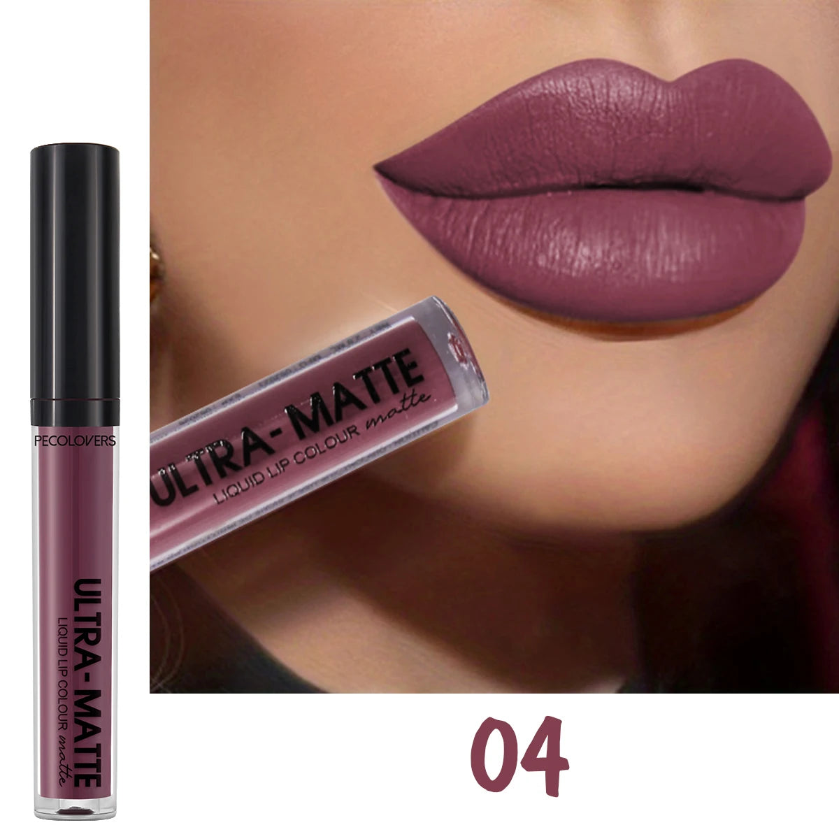 Matte Liquid Lipstick Waterproof Long Lasting Velvet Mate Nude Brown Red Lip Gloss Lint Tube Makeup Cosmetic Lipsticks Lipgloss