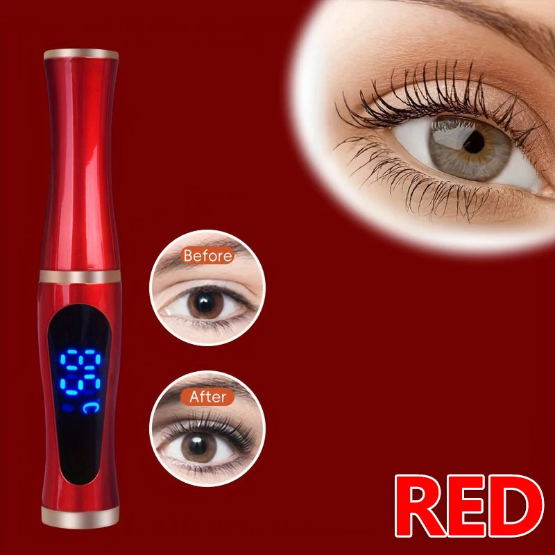 2025 New Electric Heated Eyelash Curler USB Powered Lash Curling Tool Natural Look Beauty Supplies for Home Travel Use