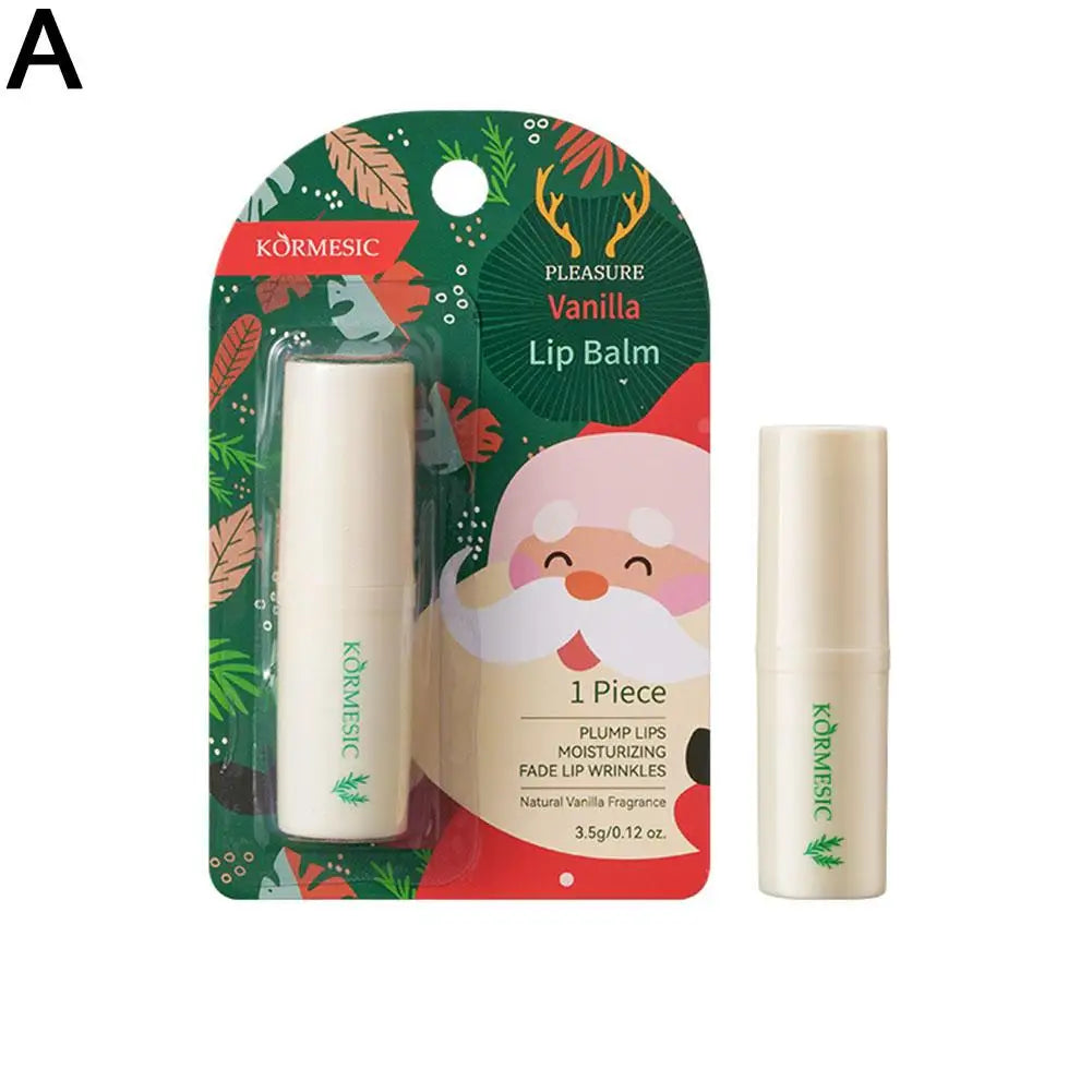 Holiday Moisturizing Lip Balm Fruit Flavors Lip Balms Gift Smooth Hydrating Tinted Lip Balm Care Christmas Lip Balm Party Favors