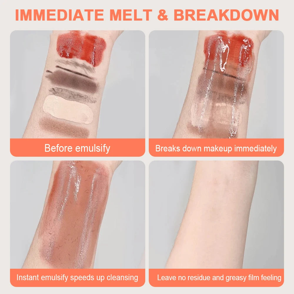 50ML Portable Makeup Remover Lotion,Cleansing Lip Eye Gentle Care Make-Up Travel Skin Remover Cleanser,Face Refreshing Cosmetics