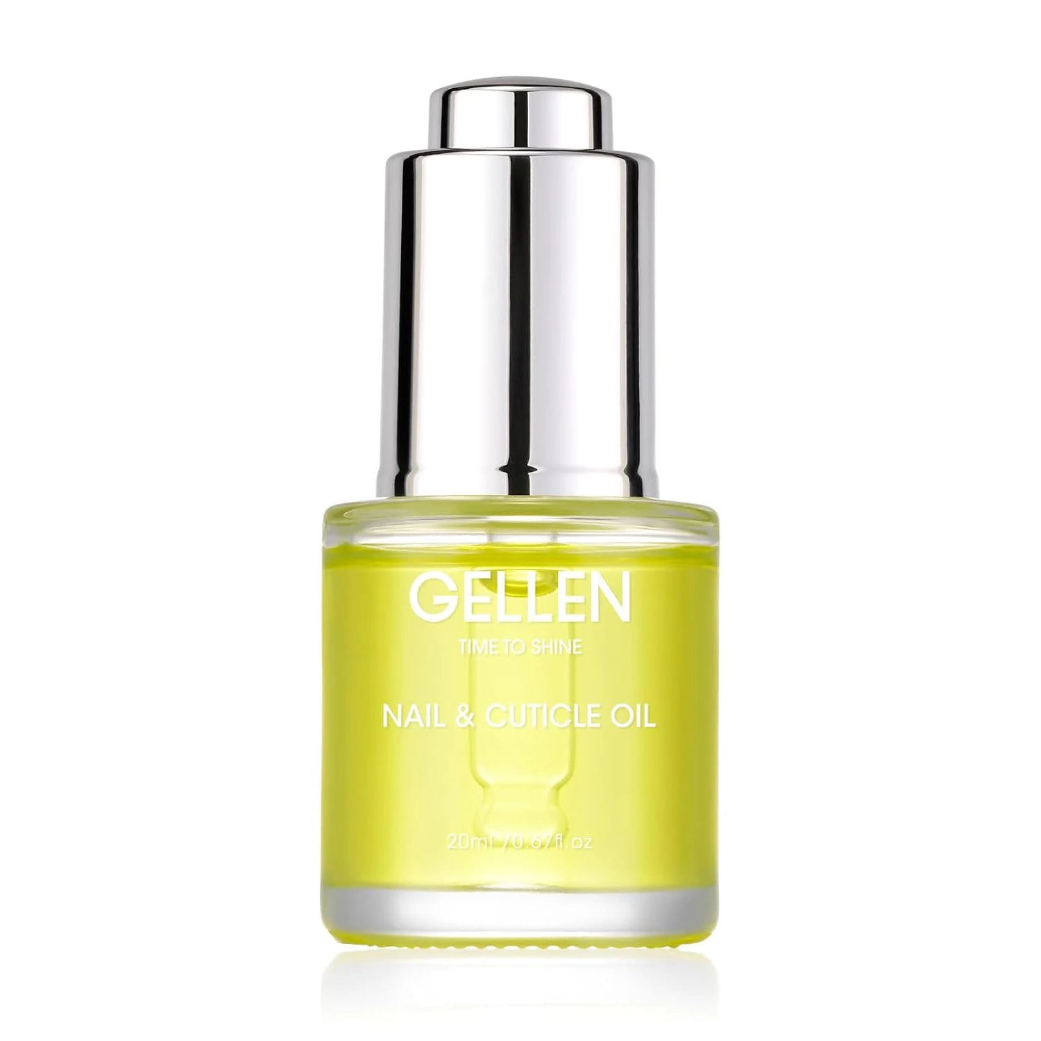 GELLEN 20ml Nails Cuticle Oil Organic Natural Keratin Vitamin E Nail Polish for Hydrating Nourishing Strengthening Supplies