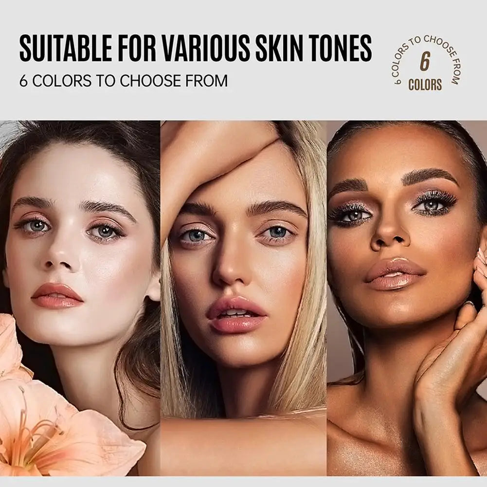 LOOKAVE Liquid Foundation | Long-Lasting, Full Coverage, Matte Finish, Moisturizing Liquid Base, Conceals Imperfections, Smooth Natural Makeup