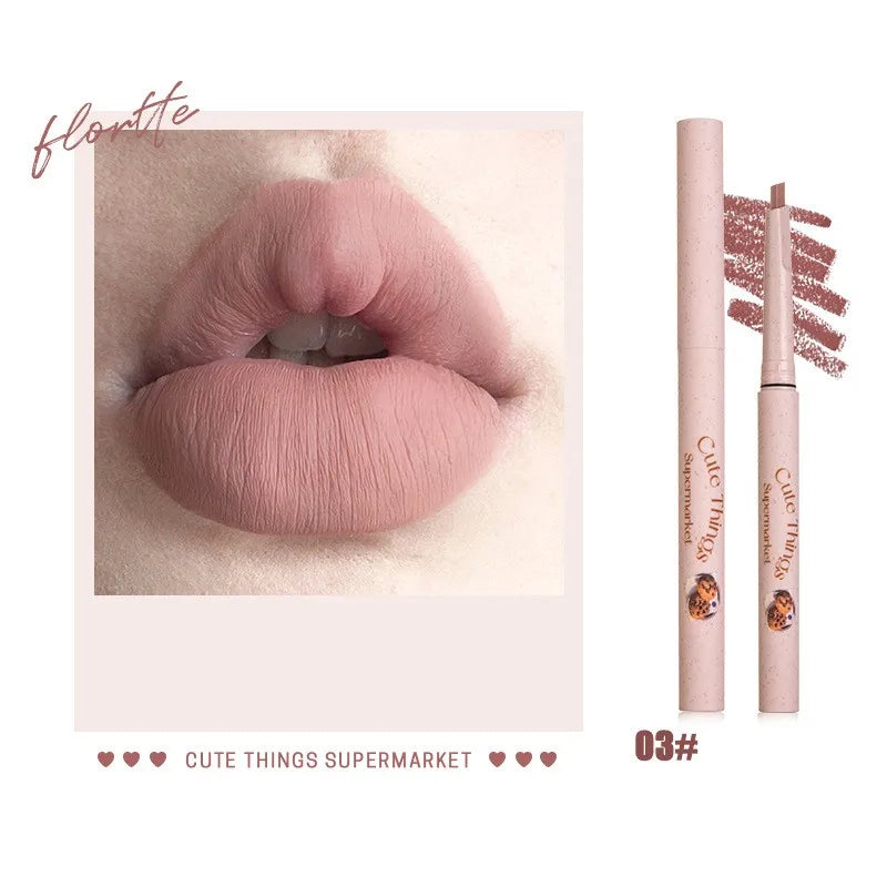New Slim Lip Liner Long Lasting High Pigments Waterproof Lady Charming Lip Liner Contour Makeup Lipstick Tools FLORTTE