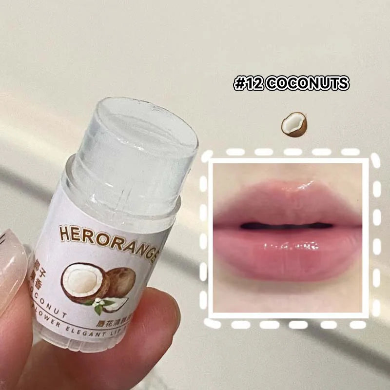 Herorange Lip Balm: Elegant and Moisturizing, Deeply Hydrating, Prevents Chapped Lips, a Must-Have for Autumn and Winter, Improves Lip Lines, Tinted Version, Naturally Enhances Makeup, Perfect for Daily Use and Commuting.