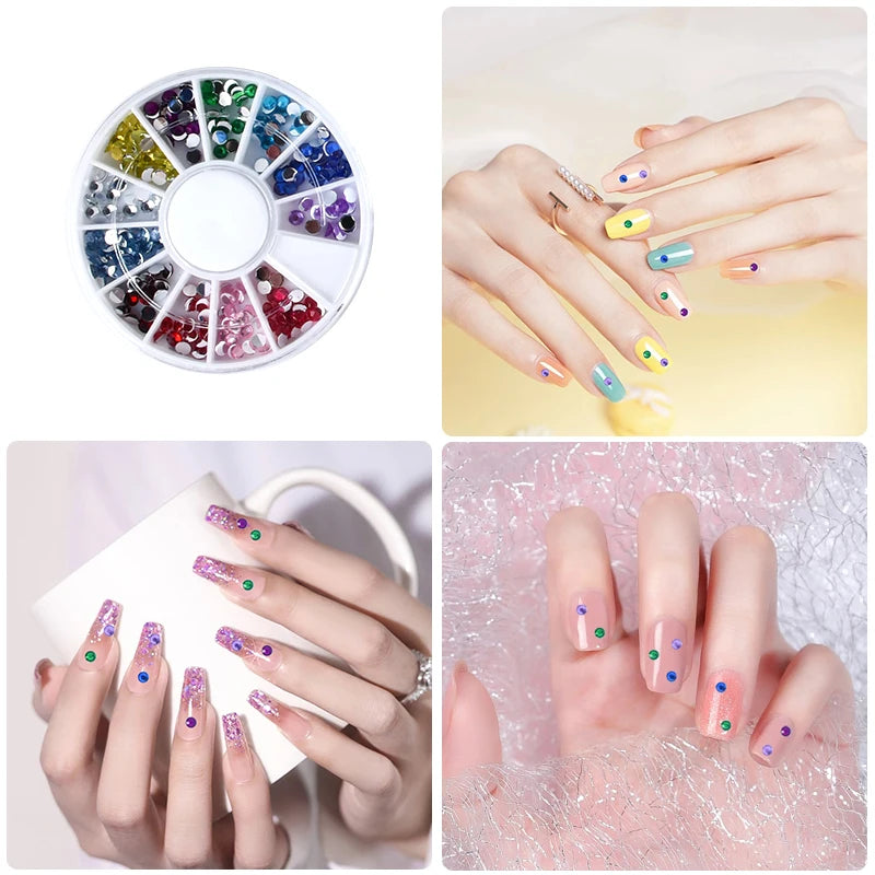 Gel Varnish Kit Professional Nail Gel Kit With Nail Dryer Soak Off Nail Gel Polish Kit Base Coat Top Coat Manicure Tools Set