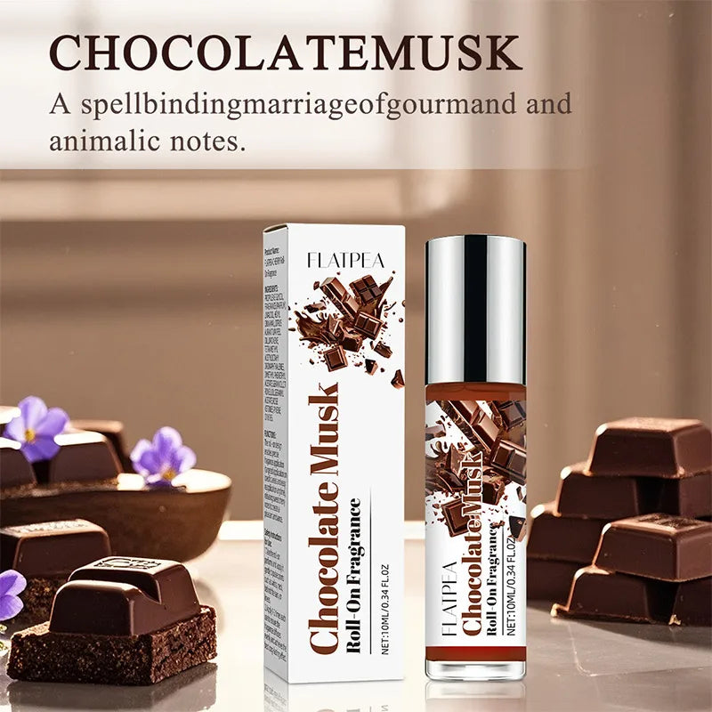 Christmas Perfume Chocolate Marshmallow Coconut Sweet Scent Long-lasting Fragrance Fresh Charming Dating Roll-on Eau De Toilette