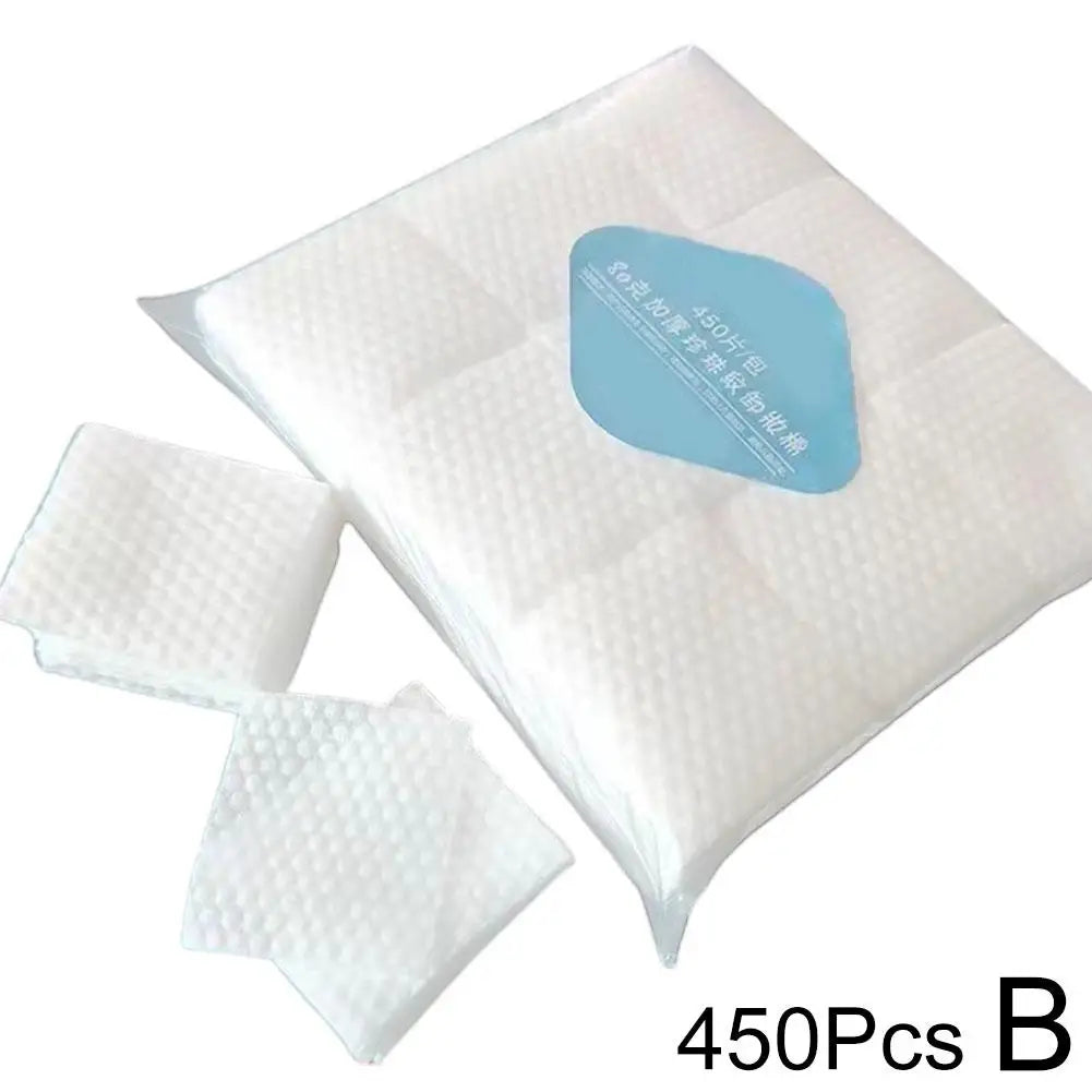 450/500/600 Disposable Makeup Cotton Wipes Soft Remover Pads Facial Cleansing Paper Wipe Cosmetic Pads