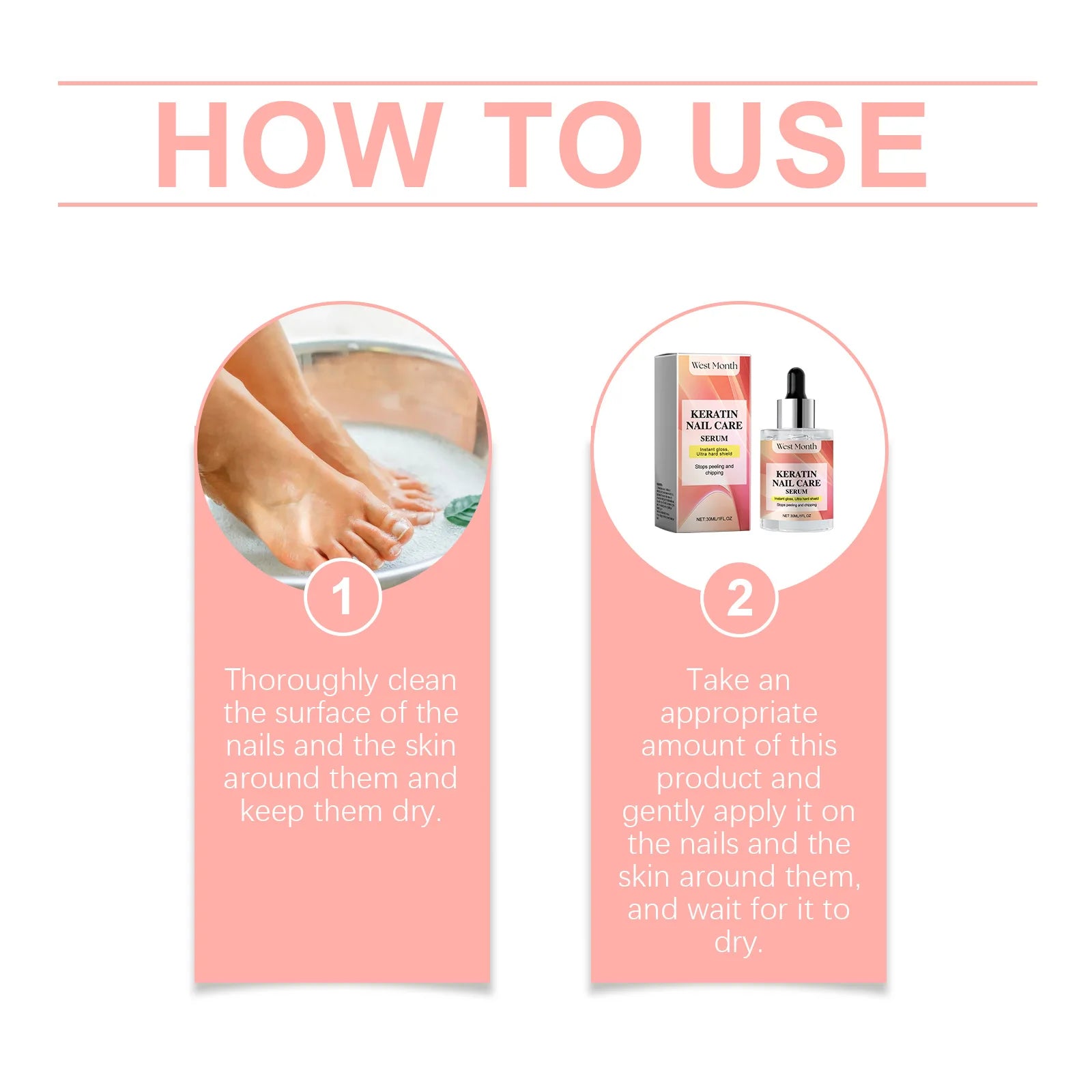 Keratin Nail Care Serum Improve Peeling Chipping Strengthen Nail Prevent Delamination Protect Nail Damage Nails Growth Essence