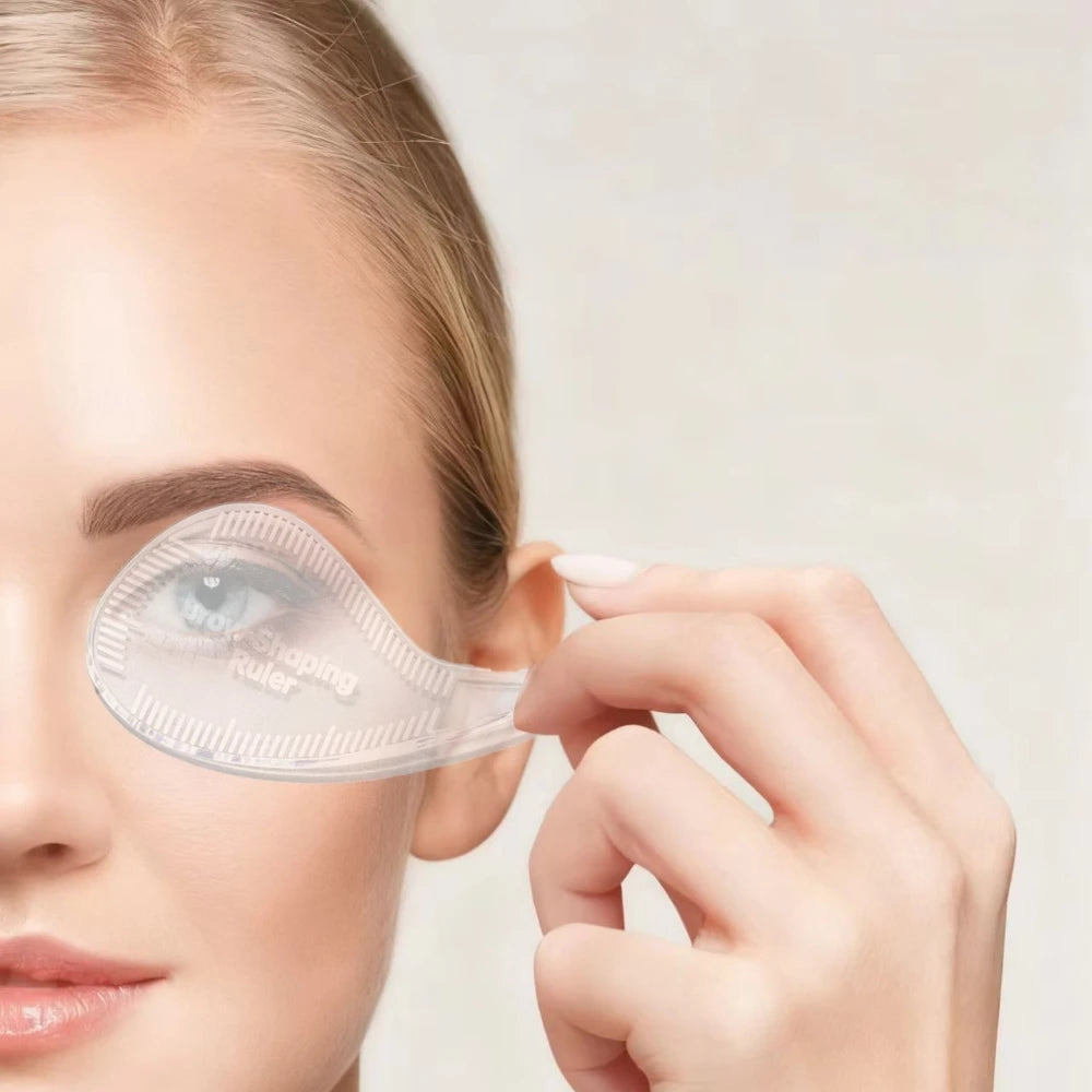 Prince Rupert's Drop Eyebrow Stencil, Eyeliner stencil, Professional Microblading Mapping Ruler , Eyelash extension Tool