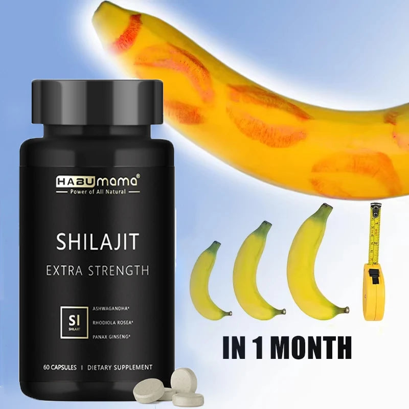 Male Enhancing Supplement with Natural shilajit, Strength and Endurance, Boost Performance, Supports Reproductive Health