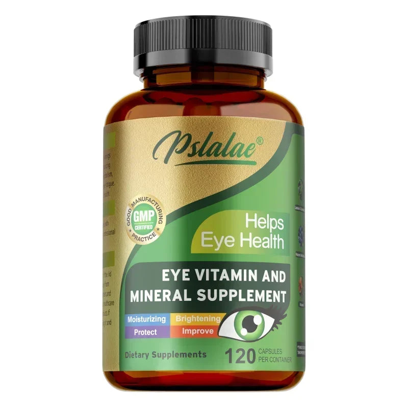 Lutein Eye Vitamins Supplement - with Lutein, Vitamin C and Zeaxanthin, Eyestrain, Dry Eyes & Vision Health Supplement