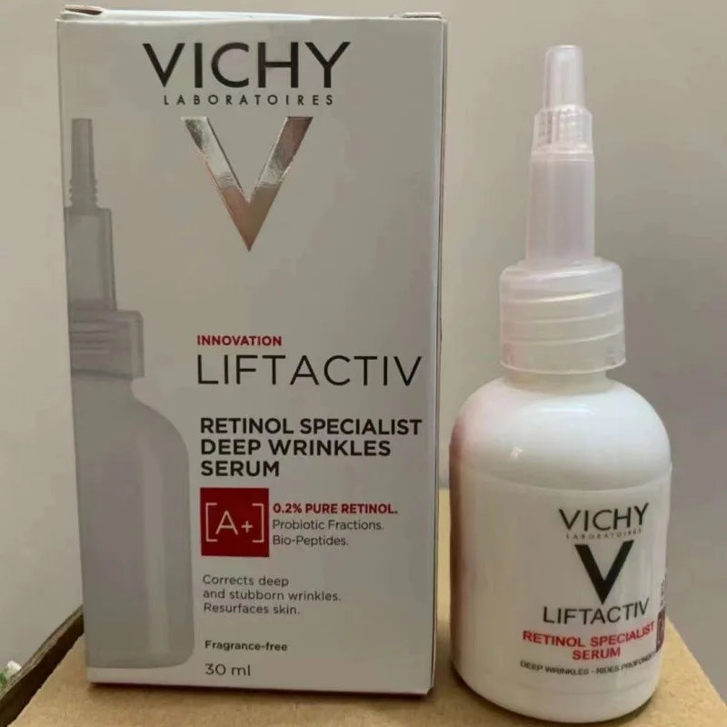 Vichy Various Essence & Cream - Collagen Night Cream, Nutritional Cream, Retinol Serum,VC Rejuvenating/HA Moisturizing Skin Care