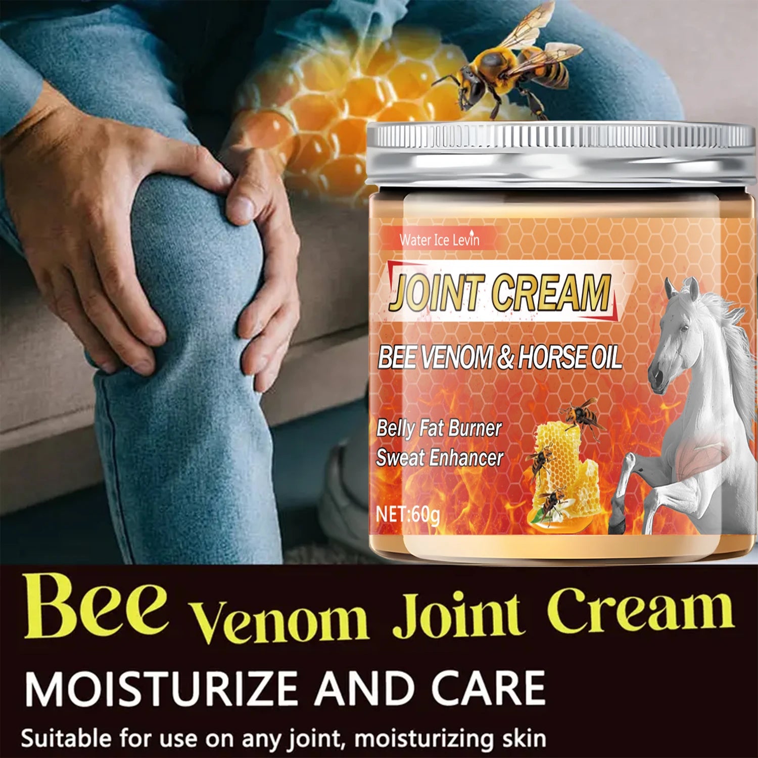 Muscle Firming Massage Cream, Collagen, Hypoallergenic, Moisturizing Cream, Suitable for All Skin Types, Unisex