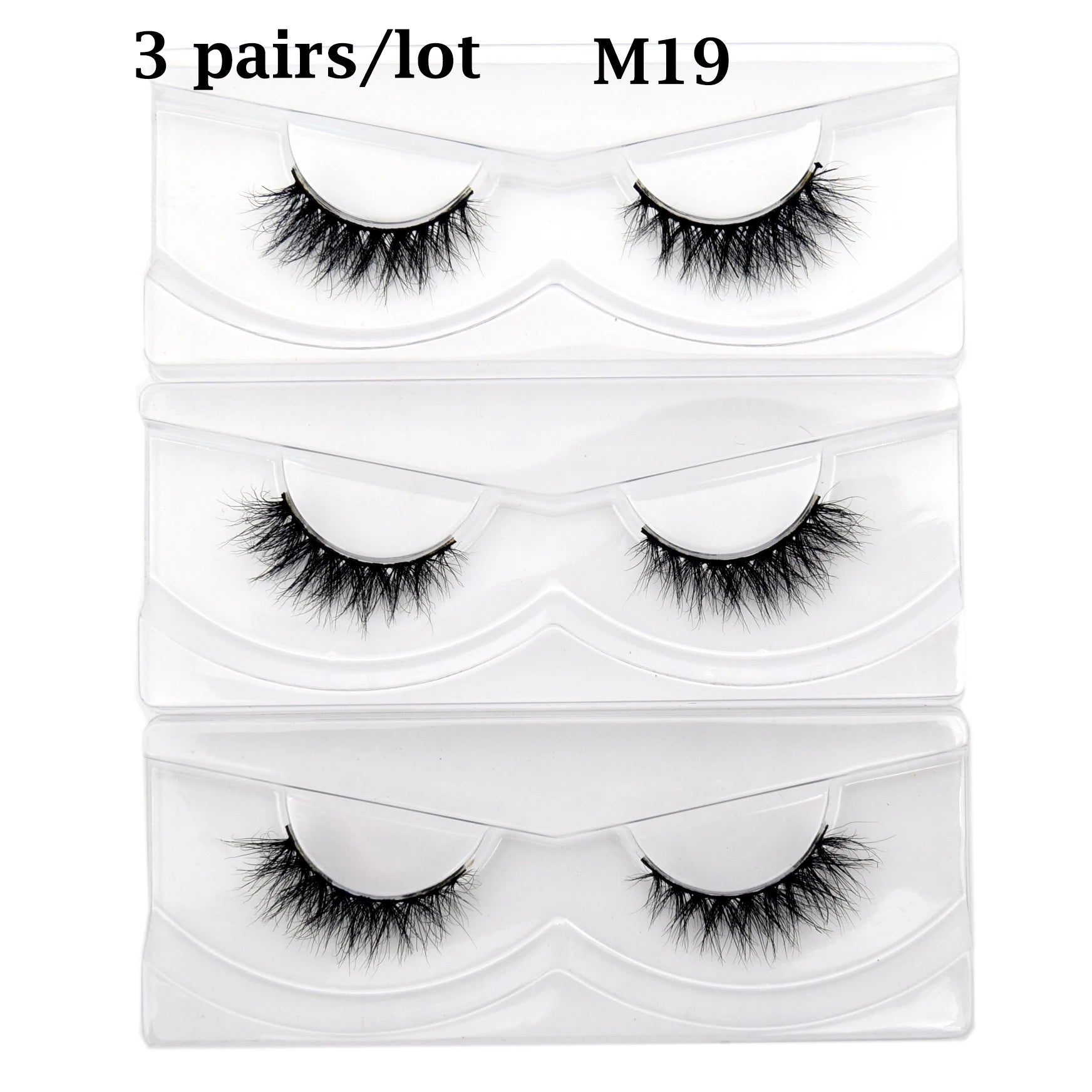 Visofree Eyelashes 3D Mink Lashes Soft Natural Handmade Cruelty Free Mink Eyelashes Lightweight Full Strip Cilios Posticos D23
