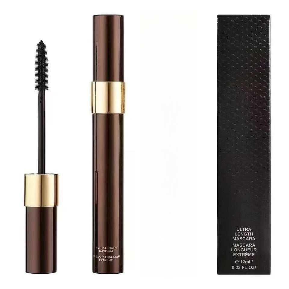 Black Curled Lashes Mascara Lengthens Eyelashes Extra Volume Long Lasting Waterproof Natural Quick Drying Lashes