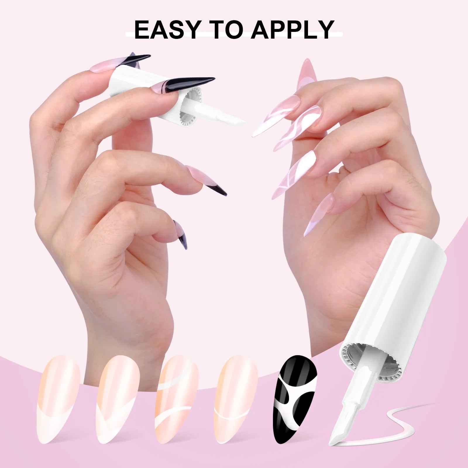 SAVILAND 10ml White Gel Nail Polish French Extension UV LED Gel French Tip Nail Art Nail Supplies For Manicure Nail Art Starter