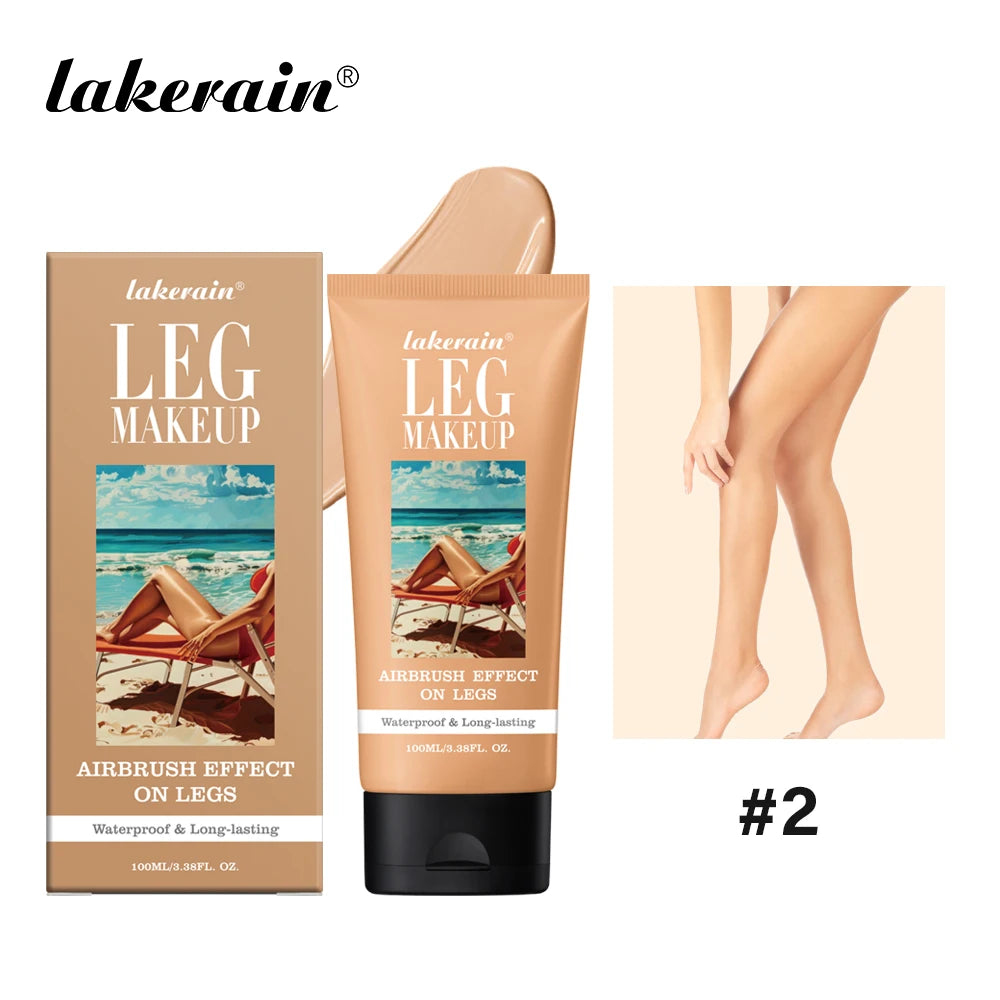 100ml Liquid Foundation | Long-Lasting, Waterproof, Anti-Transfer, Evens Skin Tone, Wheat Tan Brown Shade