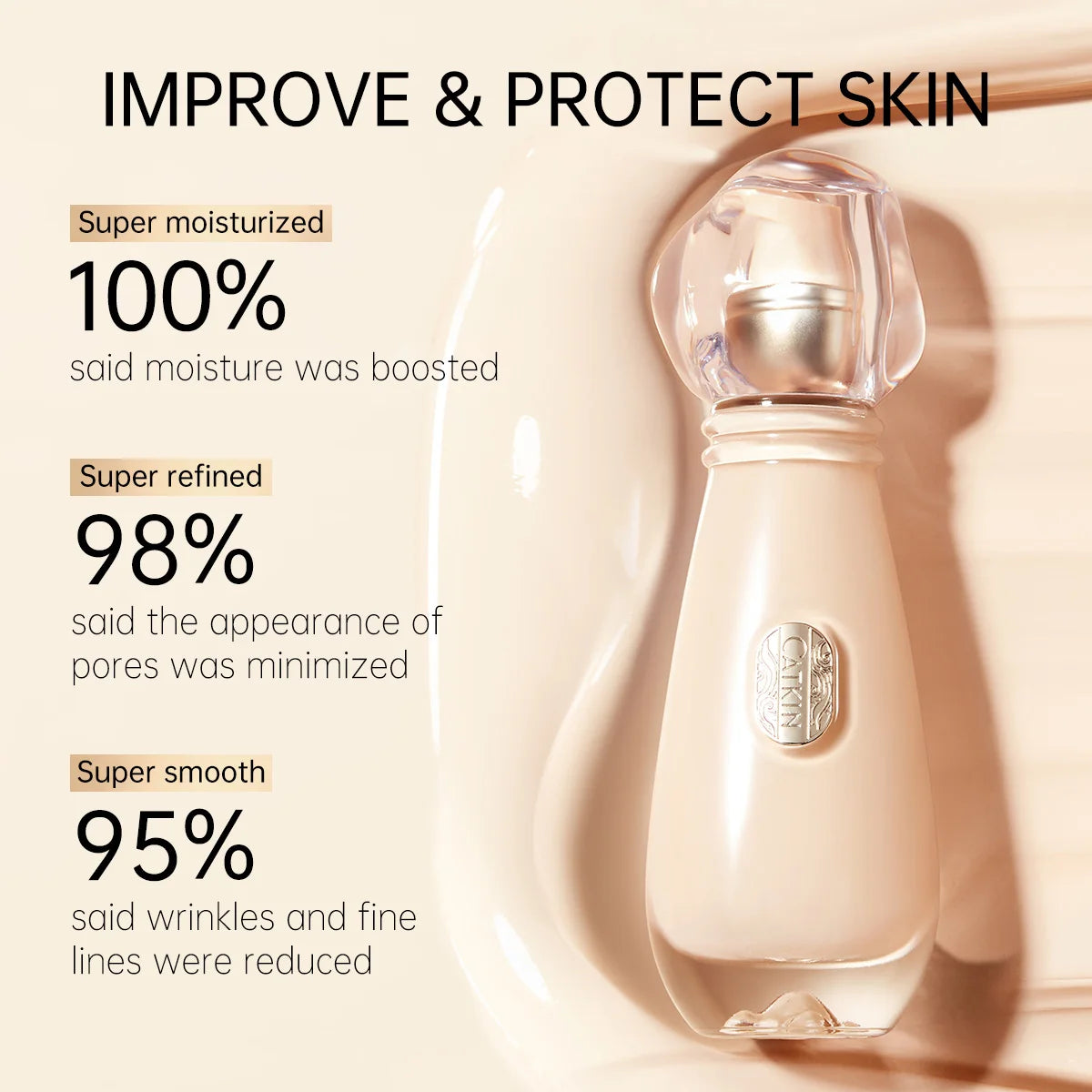 Catkin Fairy Tale Liquid Foundation Weightless Smooth Finish Flawless Natural Long-Lasting Foundation