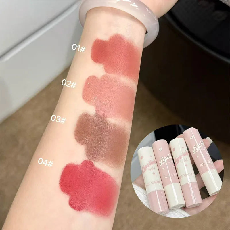 Art Value Matte Lipstick Gift Set, Soft Matte Finish with Subtle Sparkle, Lip Gloss Ideal for Autumn & Winter and Christmas Gift