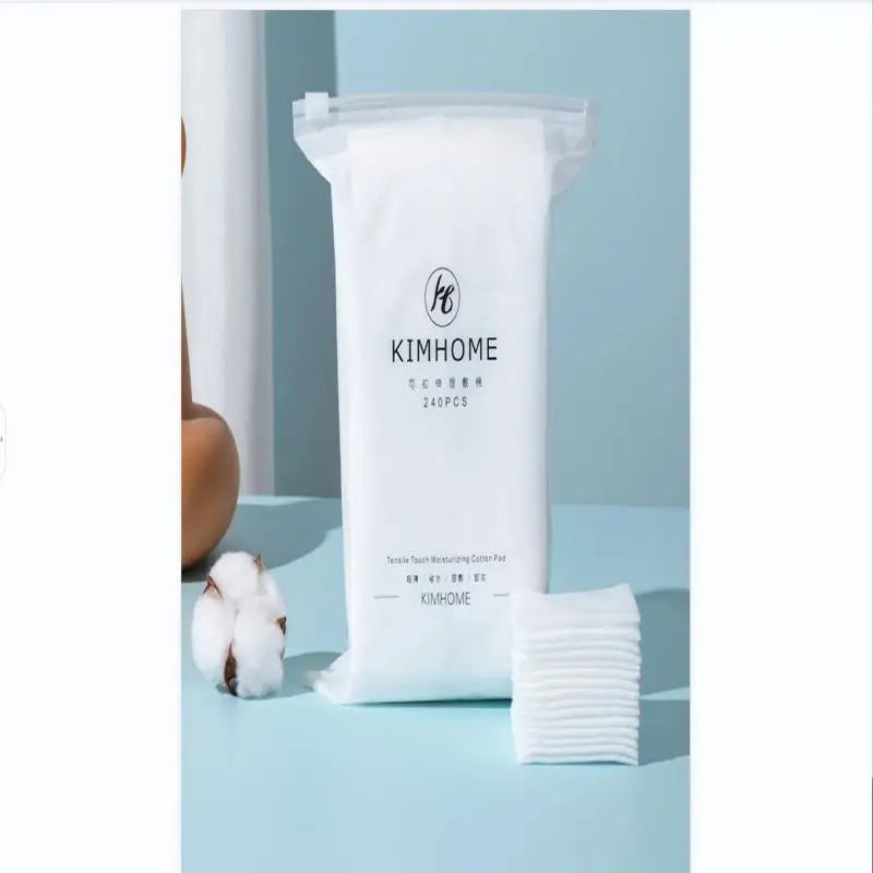240PCS Multi Functional Cotton Thin Stretchable Makeup Remover Cotton Cotton Special Pad Wet Toner Facial Mask Paper Soft and Sk