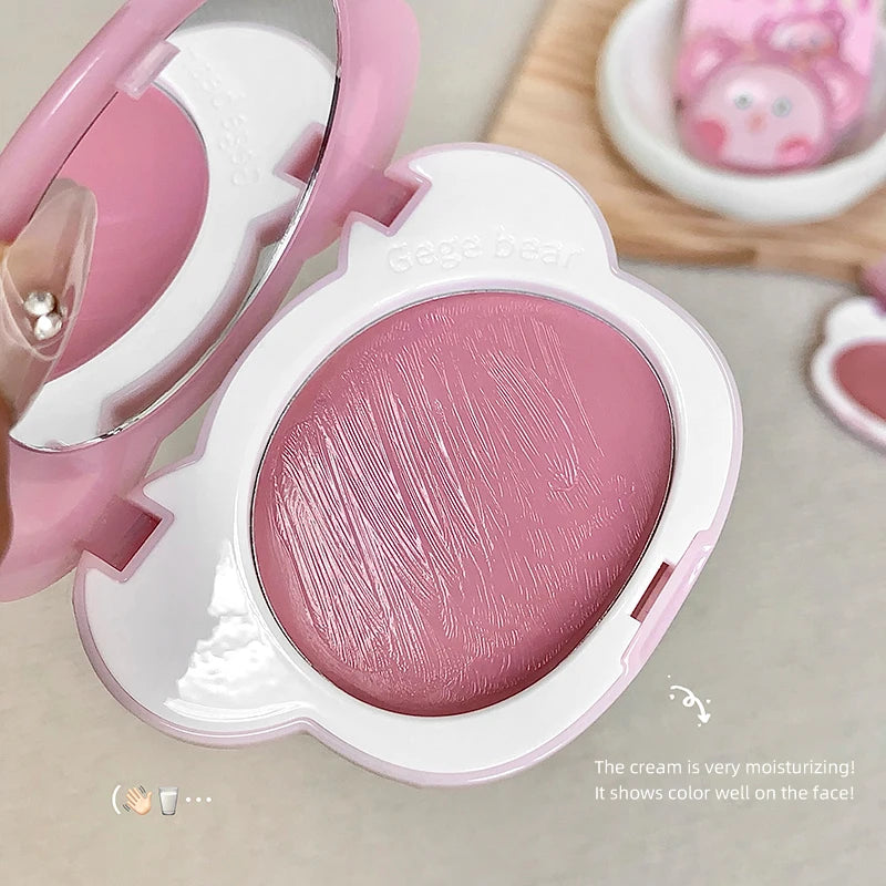 Light Blush Cream Gege Bear Moisturizing Mirror Vitality Moisturizing Whitening Brightening Natural Rouge