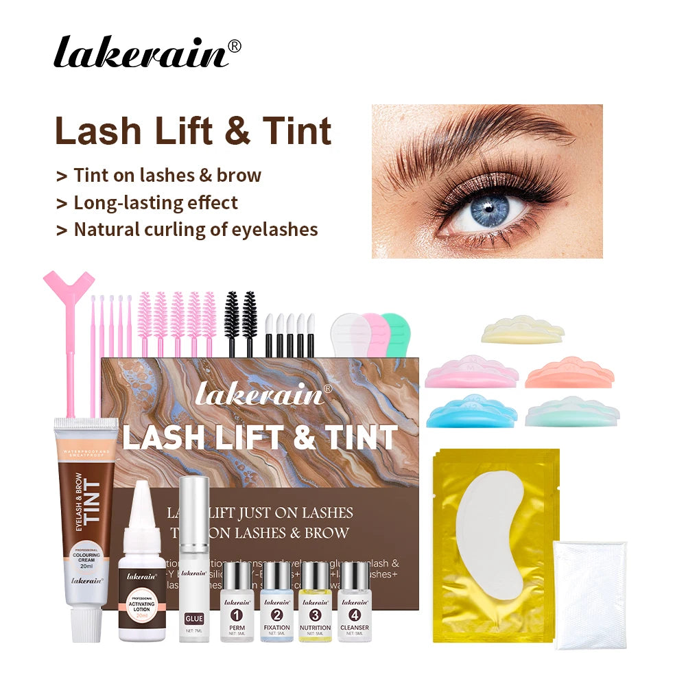 Lash Lift and Tint Kit Professional Eyelash Lifting Calia Perming Lashes Tint Brow Dye Eyes Makeup Tools
