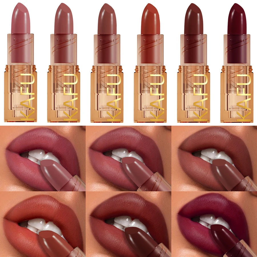 14-color Matte Lipstick Red Lip Stick Waterproof Sexy Korean Makeup Lip Tint Brown Pink Lip Cosmetic Long Lasting Lip Gloss