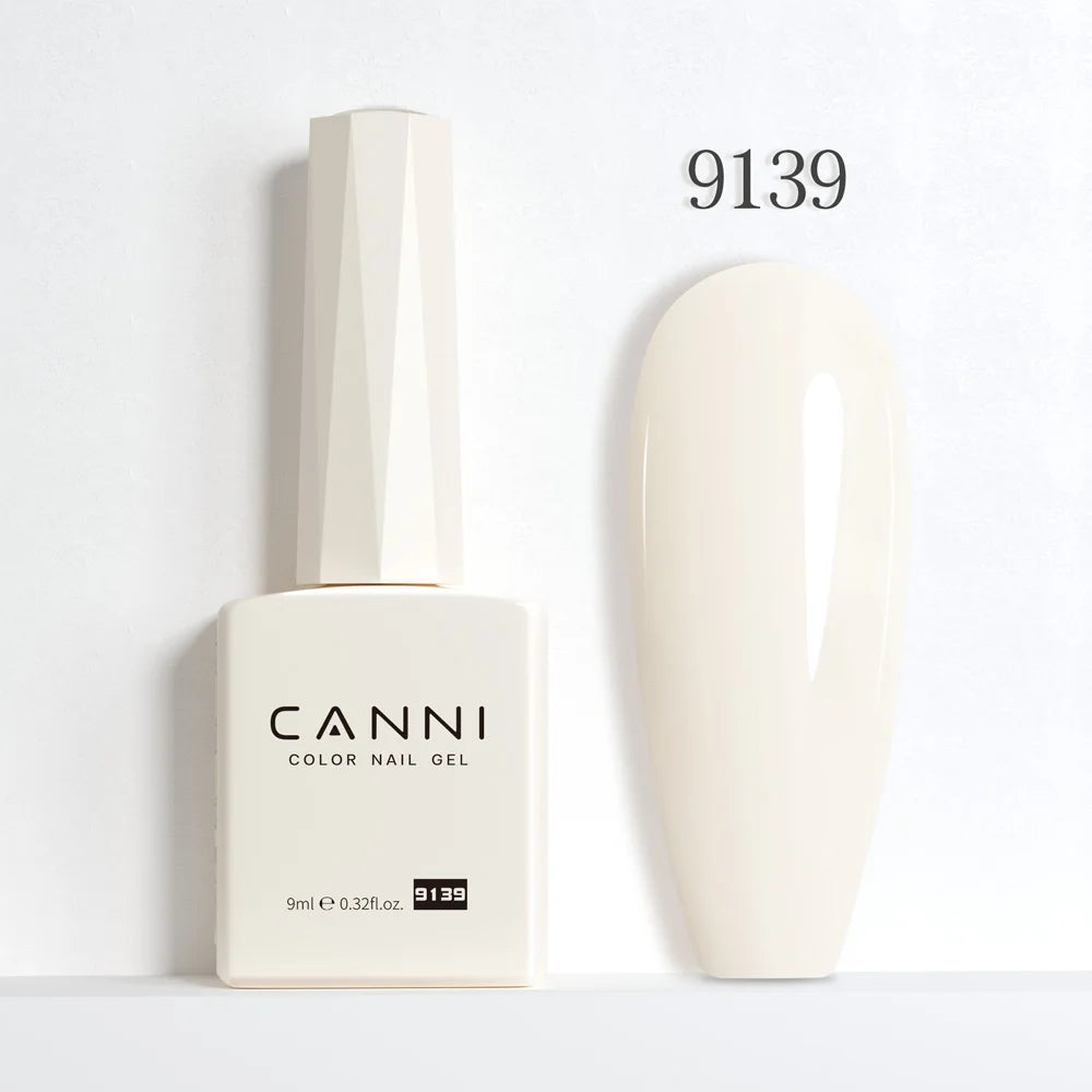 9ml CANNI HEMA/TPO FREE Nude Pink Color Nail Gel Polish Full Coverage Semi Permanent Long Wear Top Coat Venalisa Gel Varnish
