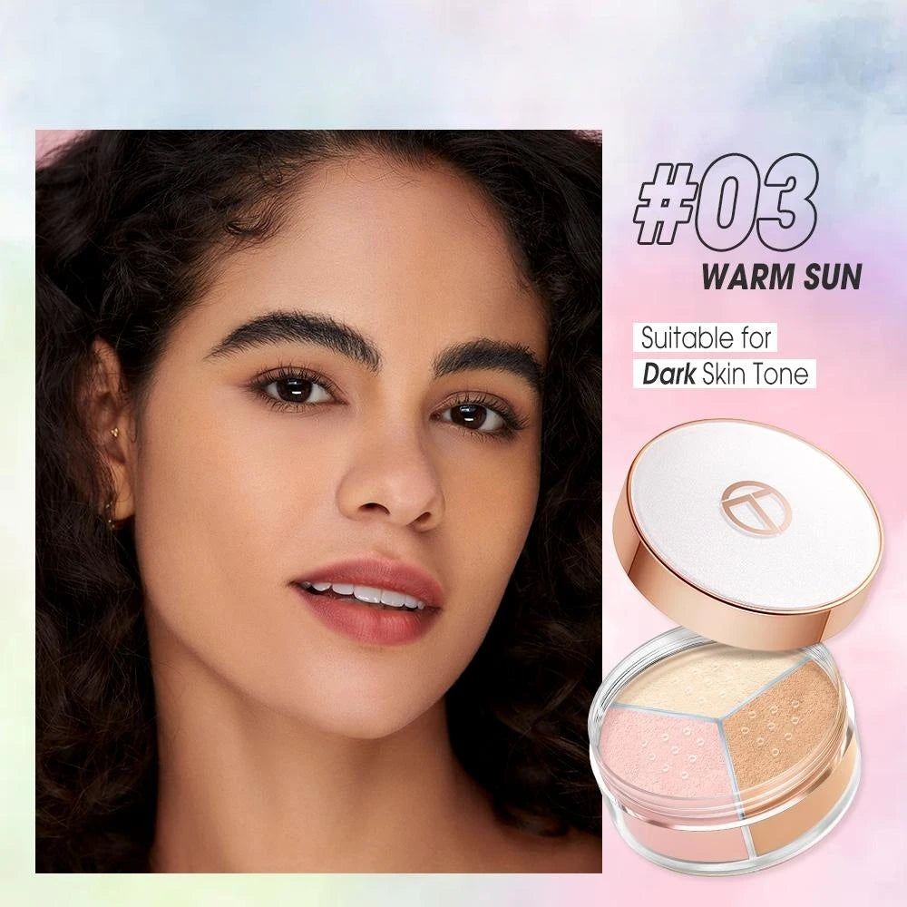 Oil Absorbing Translucent Loose Powder Blends Seamlessly Lightweight Setting Makeup For Flawless Matte Finish
