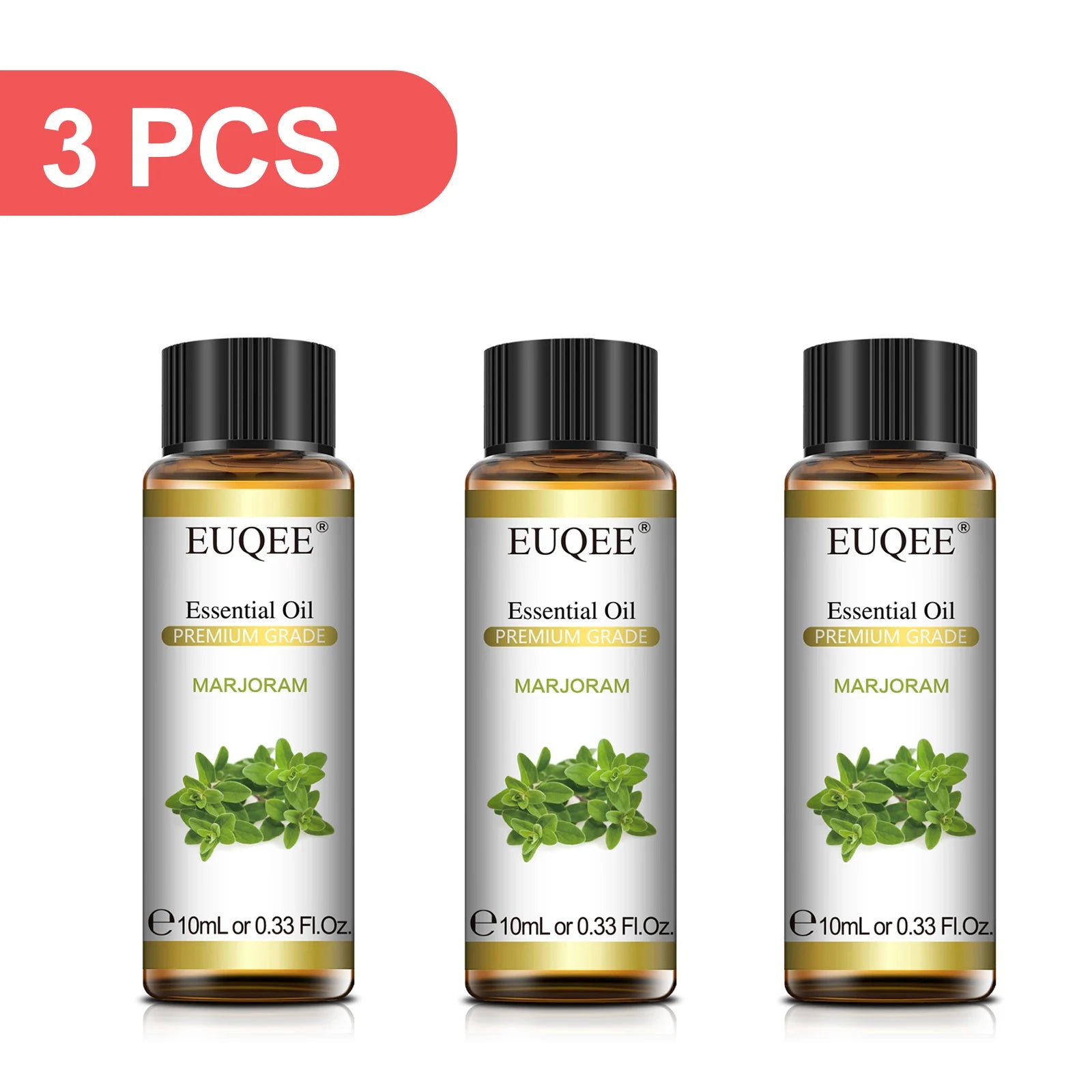 EUQEE 3PCS 10ml Pure Plant Essential Aromatherapy Oils Sandalwood Cedarwood Citronella Cinnamon Aroma for Humidifiers Diffusers