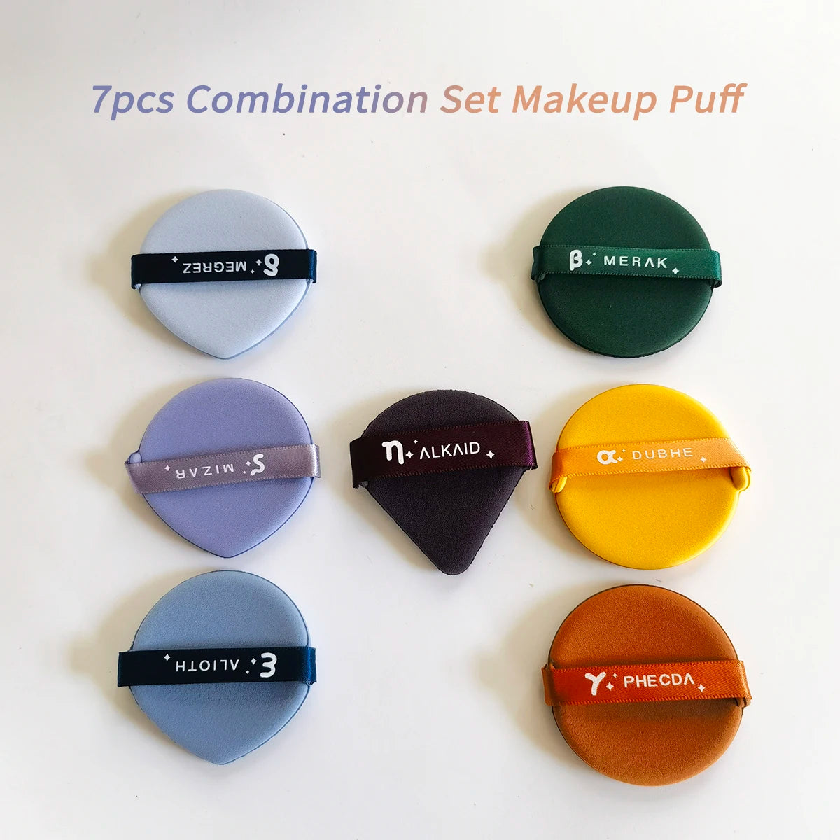 10pcs Set Makeup Foundation Sponge Makeup Tools & Accessories Wet And Dry Use Cosmetic Powder Puff Face Concealer BB Cream