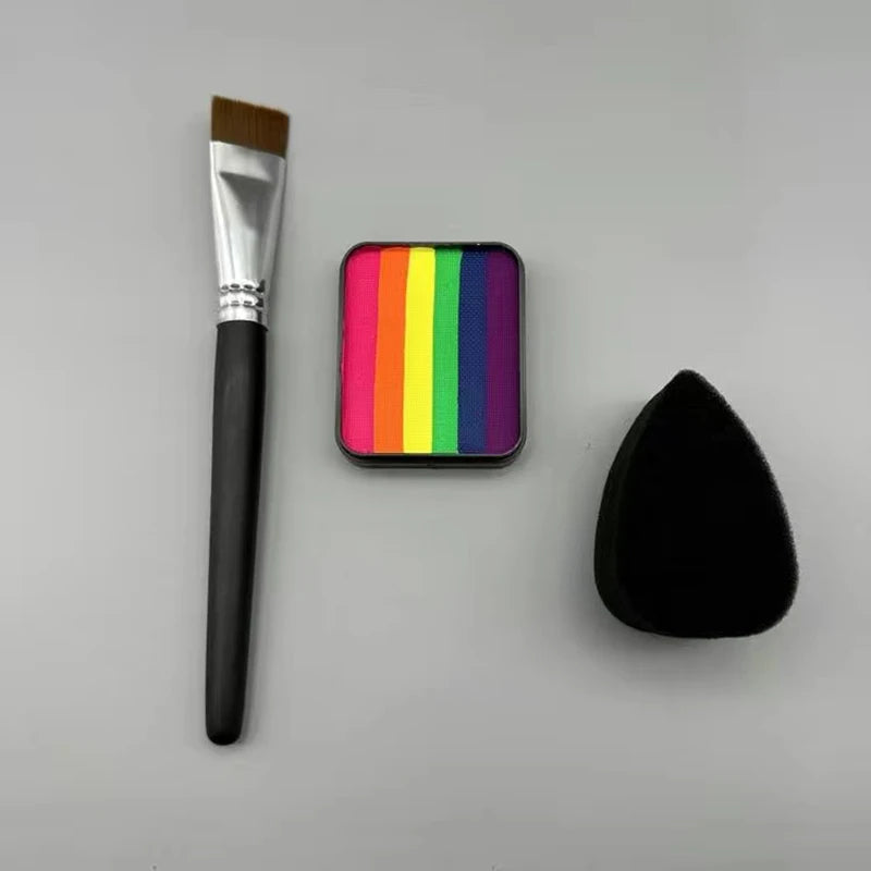 Vegan Face Paint Professional Split Cake Pastel Eyeliner Water Activated Face And Body Paint