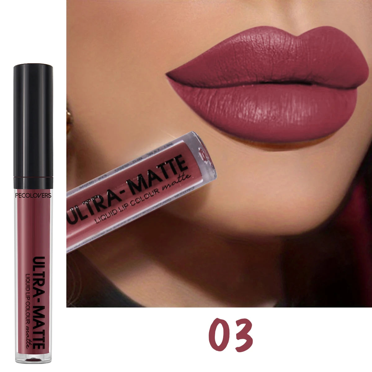 Matte Liquid Lipstick Waterproof Long Lasting Velvet Mate Nude Brown Red Lip Gloss Lint Tube Makeup Cosmetic Lipsticks Lipgloss
