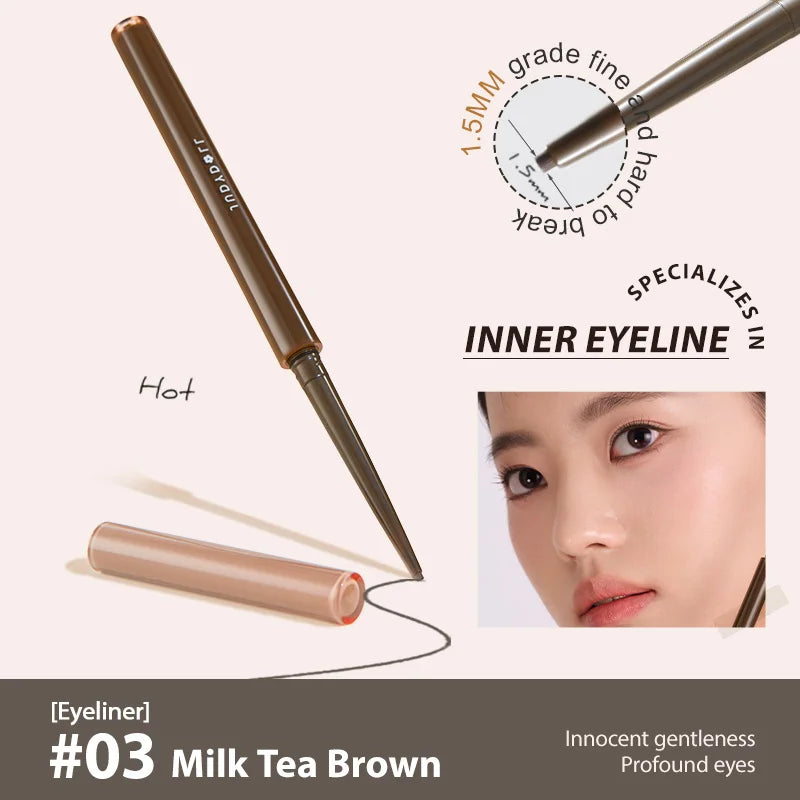 Judydoll Ultrafine Eyeliner Gel Pencil, Fine Lining for Inner & Outer Eyes, Waterproof, Sweat-Proof, Long-Lasting, Unique Gift