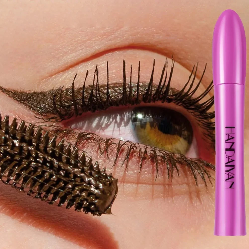 10 Color Waterproof Volumizing Mascara Smudge-Proof Curling Long-Lasting Sapphire Blue Pink Mascara for Bold Eye Look Cosmetics