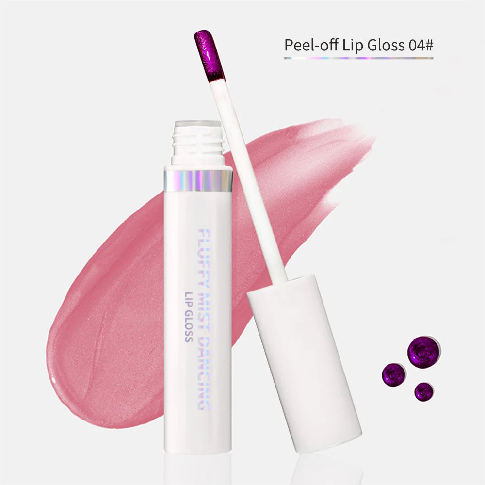 Lip Stain Tint Peel Off Waterproof Lipsticks Cosmetics Makeup Long Lasting Waterproof Peel Off Lip Stain Pink Red Metallic Lip