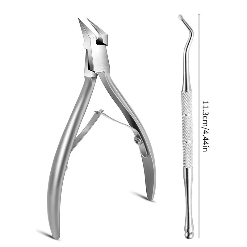 Cuticle Scissors Stainless Steel Sharp Blade Durable Rust Free Nail Care Tool