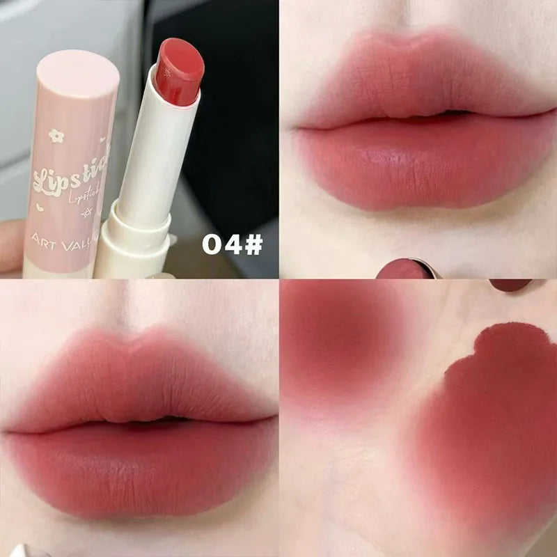 Art Value Matte Lipstick Gift Set, Soft Matte Finish with Subtle Sparkle, Lip Gloss Ideal for Autumn & Winter and Christmas Gift