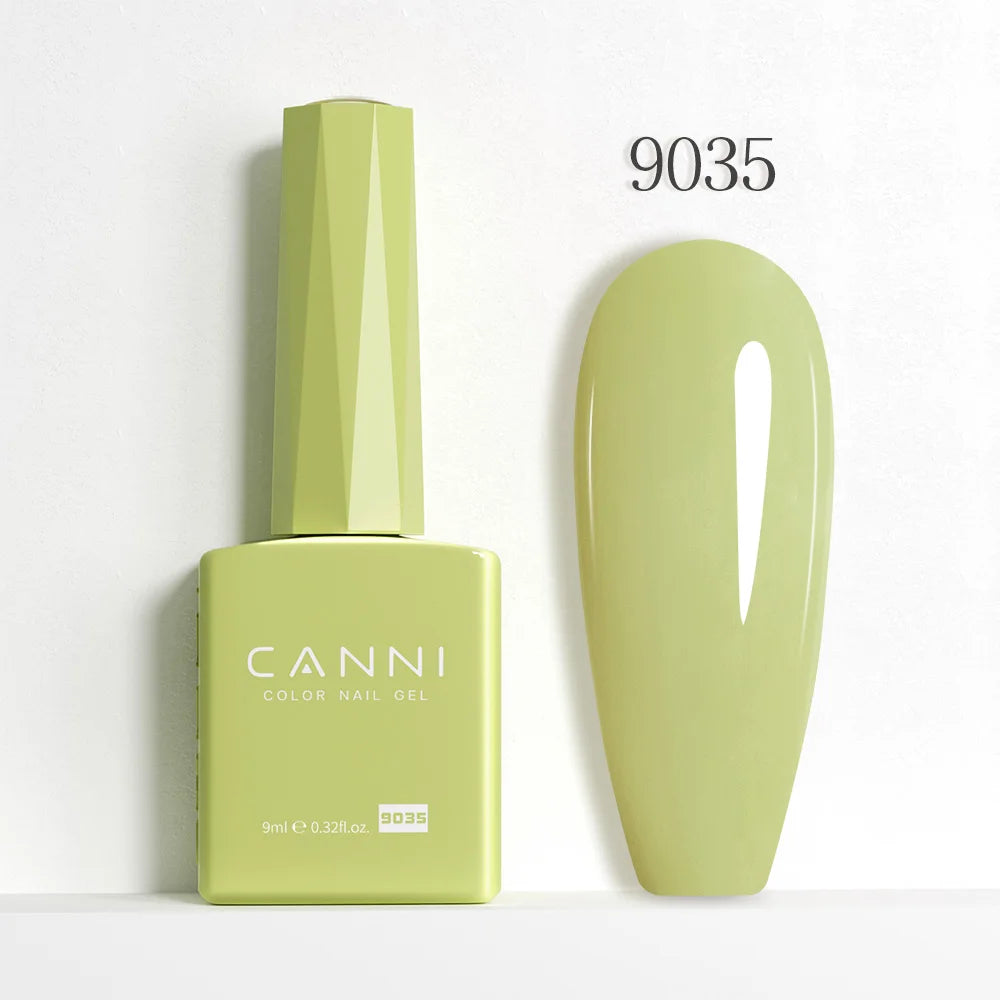 9ml CANNI HEMA/TPO FREE Nude Pink Color Nail Gel Polish Full Coverage Semi Permanent Long Wear Top Coat Venalisa Gel Varnish