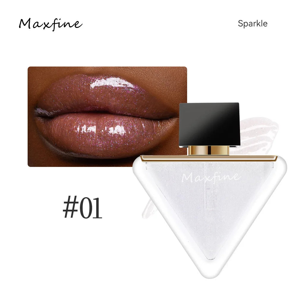 Shuguang Glass Lip Glaze European and American Dudu Lip Makeup Rich Lip Gloss Lip Oil Moisturizing Lip Gloss Transparent Lipstic
