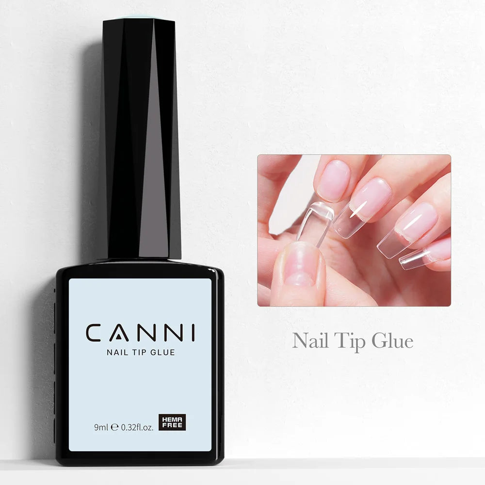 CANNI 9ml Nail Gel Polish HEMA TPO FREE Transparent Jelly Color Nude Pink French SoakOff UV LED Varnish Lacquer Milky White DIY