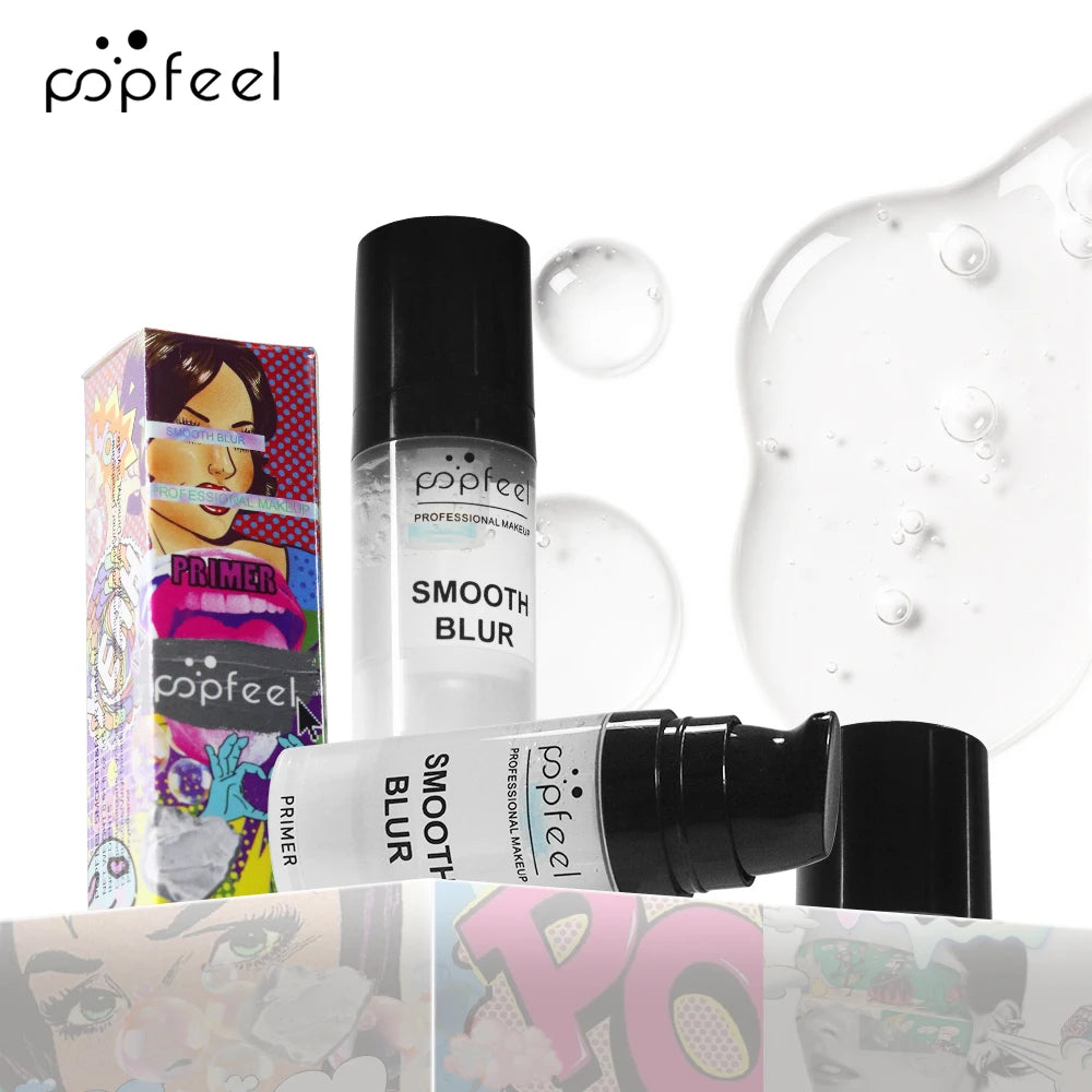 POPFEEL Radiant Smooth Skin Primer - Long-lasting Hydration & Fine Line Blurring Formula for a Flawless Makeup Base.