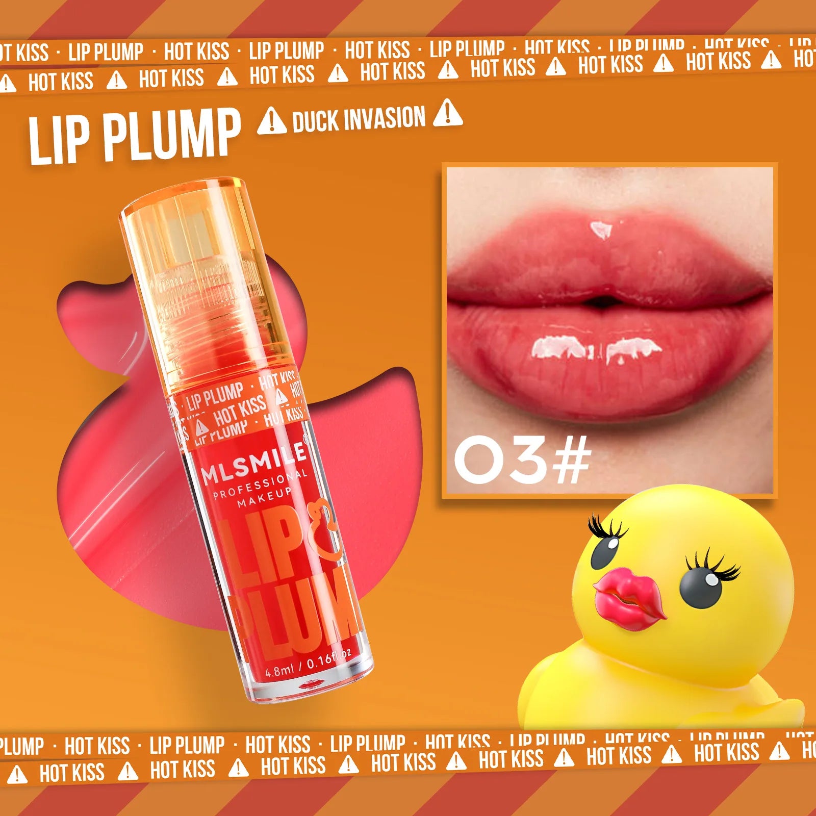 Duck Lip Plump Lip Oil Moisturizing Lip Gloss Mirror Water nature long-lasting Gloss Gloss Pearl Lip Glaze Set